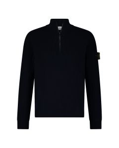Stone Island LS polo navy blue