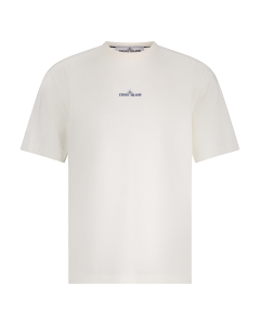 Stone Island T-shirt back print ivory