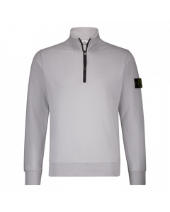 Stone Island half zip pearl grey