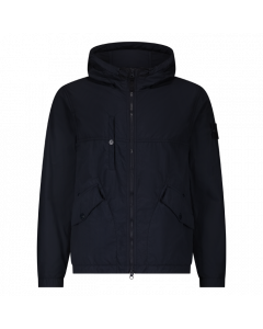 Stone Island short parka navy blue