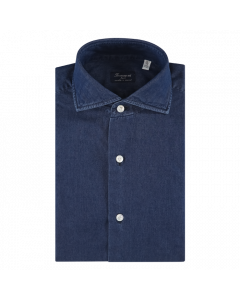 Finamore chambray dark jeans