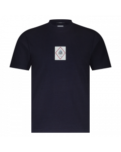 C .P. Company T-shirt indigo jersey donker blauw