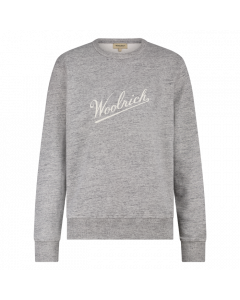 Woolrich logo sweat crewneck mel grey