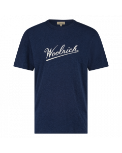 Woolrich logo T-shirt logo navy