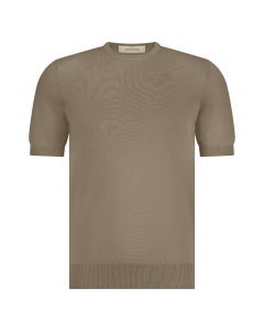 Gran Sasso knit T- shirt taupe