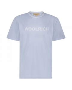 Woolrich light garment dyed tshirt light bleu