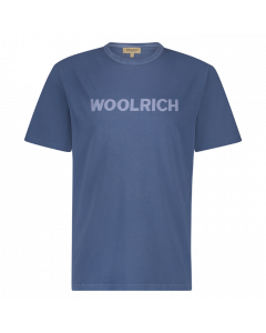 Woolrich light garment dyed tshirt marine