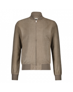 Alter Ego suede bomber jack