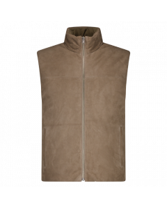 Alter Ego bodywarmer Lev silver green taupe