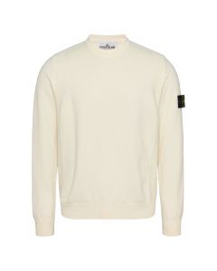 Stone Island airwool Crew neck ecru