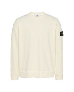 Stone Island Sweatshirt melange ecru