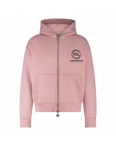 Pal hoodie full zip Pale Mauve