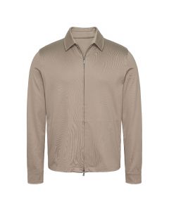 Valenza heavy supima overshirt lead grey
