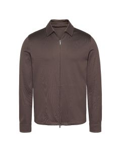 Valenza heavy supima overshirt ebony brown