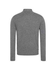 Wahts mockneck pullover mid grey
