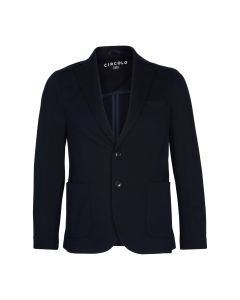 Circolo Piquet blazer navy blue