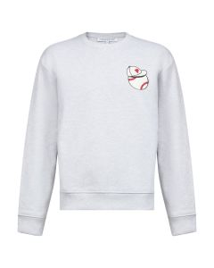Pal sweat crewneck at bat grey