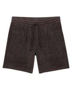 Wahts Baxter toweling comfort shorts dark brown