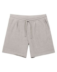 Wahts Baxter toweling comfort shorts stone grey