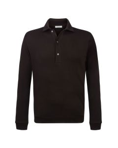 Stefan Brandt LS LIM LA BR polo dark brown