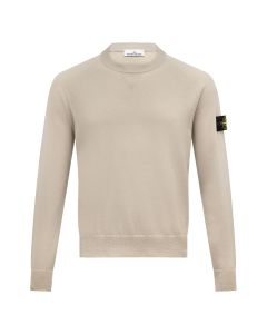 Stone Island airwool crew neck sand