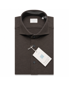 Xacus Active shirt melange dark brown