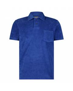 Aurelein badstof polo km aquamarine