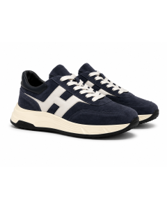 Hogan hyperlight suede marine, white H