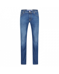 Jacob Cohen heren jeans bard midden blauw beige et