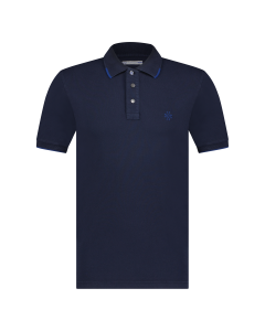 Jacob Cohen heren polo donkerblauw korte mouw