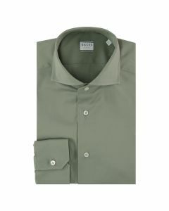 Xacus heren tailor fit overhemd groen