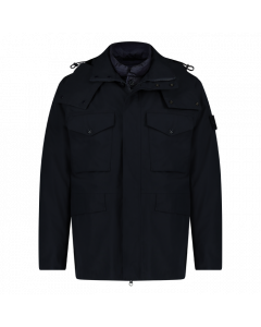 Stone Island heren hooded jkt down lining navy blu