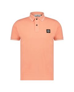 Stone Island heren polo peach