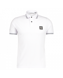 Stone Island polo short slv white