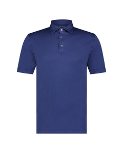 fedeli heren jersey polo donkerblauw