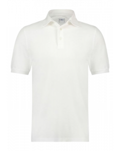 Fedeli polo jersey, korte mouw blanc