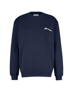Flaneur Signature sweater navy blue