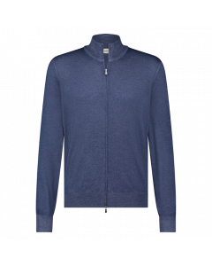Gran Sasso jacket zip vinatge blue