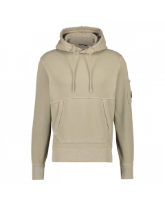 C.P.Companydiagonal fleece lens hoodie