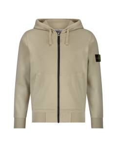 Stone Island Hoodie zip sweater beige 