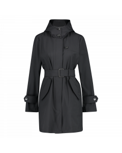Woolrich belted fayette coat clas navy