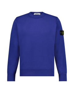 Stone Island heren crewneck sweatshirt bright blue