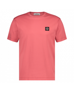 Stone Island heren t-shirt fuchsia