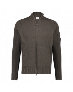 C.P.Company zip vest olive wol