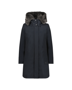 Woolrich dames bow bridge parka dark navy