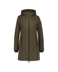 Woolrich dames Firth parka dark green