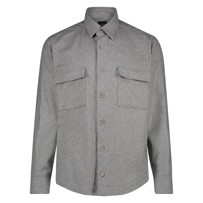 Xacus overshirt wohl light grey