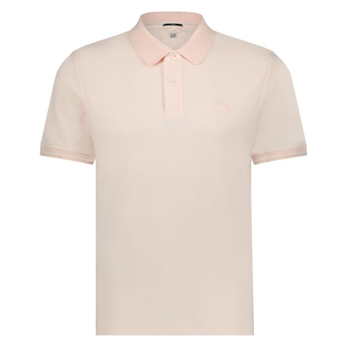 C.P. Company heren polo bleached apricot
