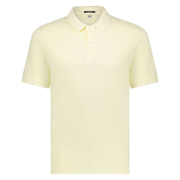 C.P. Company heren polo pastel yellow