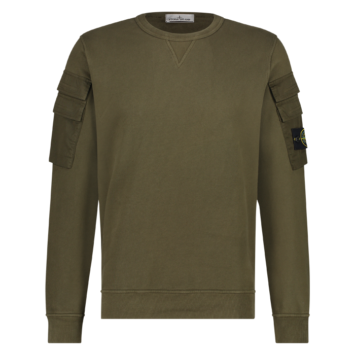 Stone Island heren felpa olive